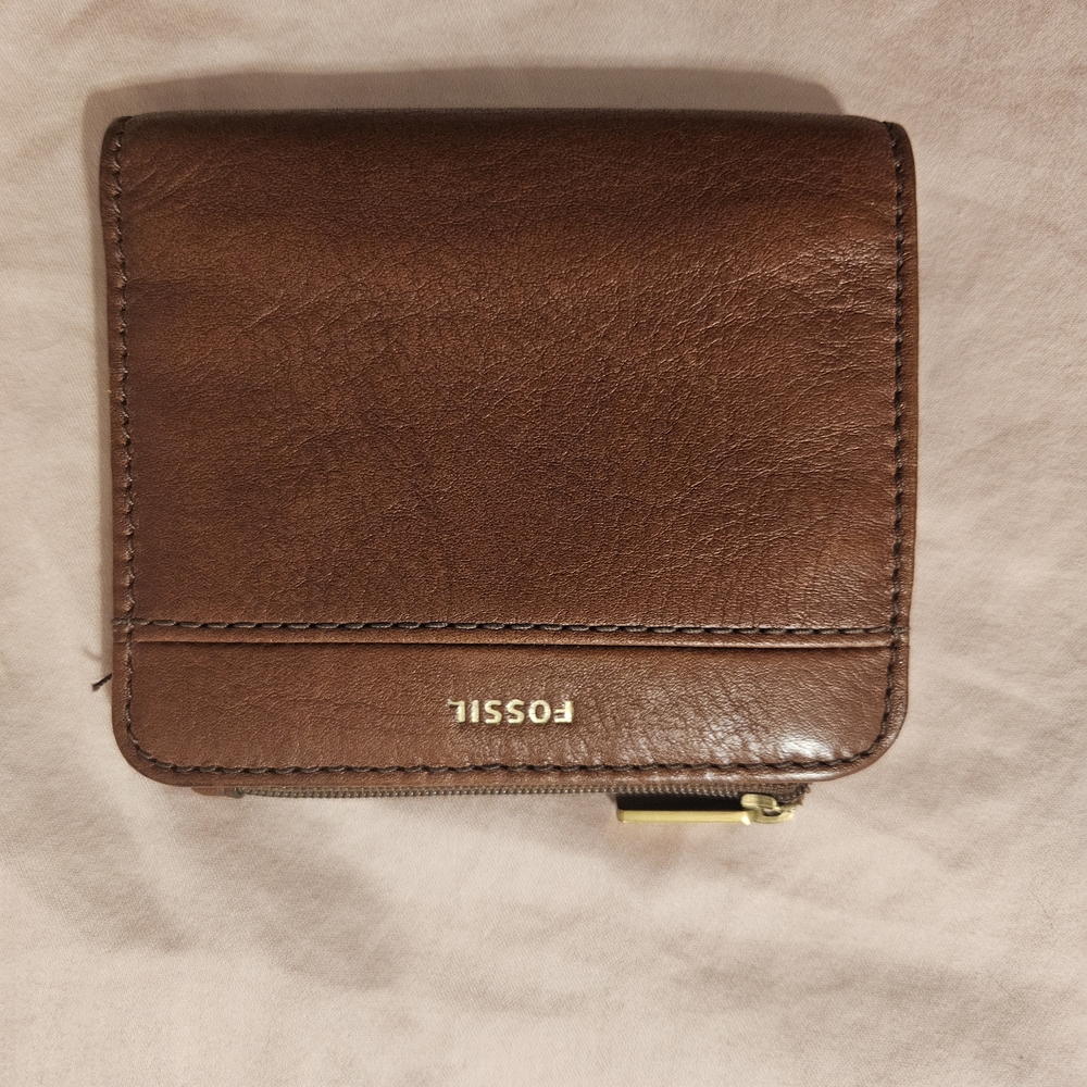Fossil Brown Leather Wallet